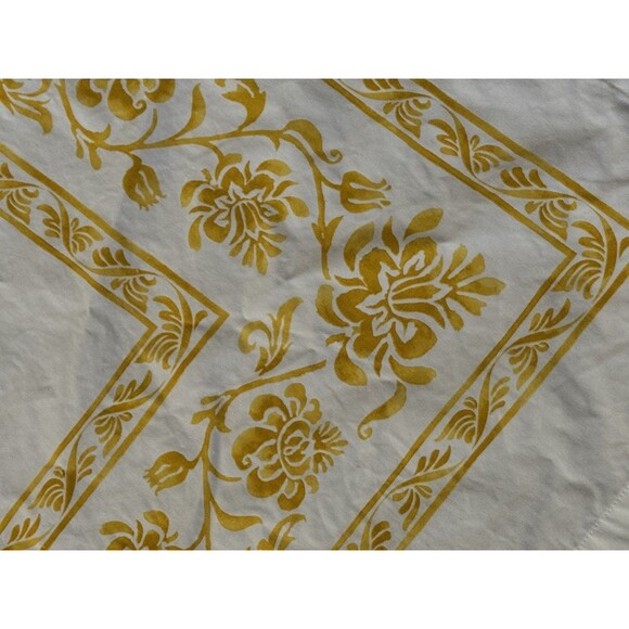 Williams-Sonoma French Border Style Floral Banquet Tablecloth 103 X 70 READ - Picture 16 of 16